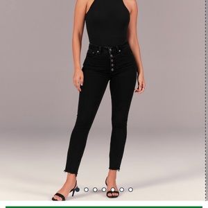 Abercrombie and Fitch Black Curve Love skinny jean